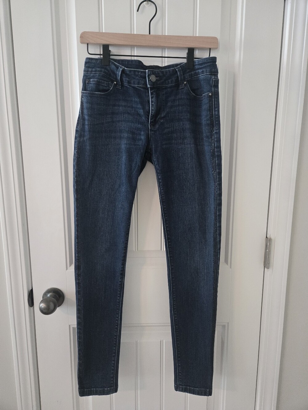 White House Black Market Dark Indigo Skinny Jeans